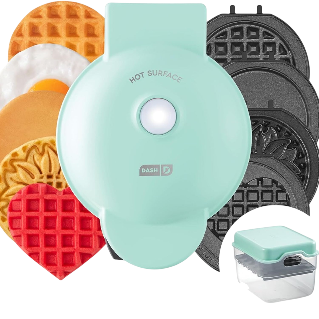 Máquina Waflera con Figuras Dash Multimaker Mini System