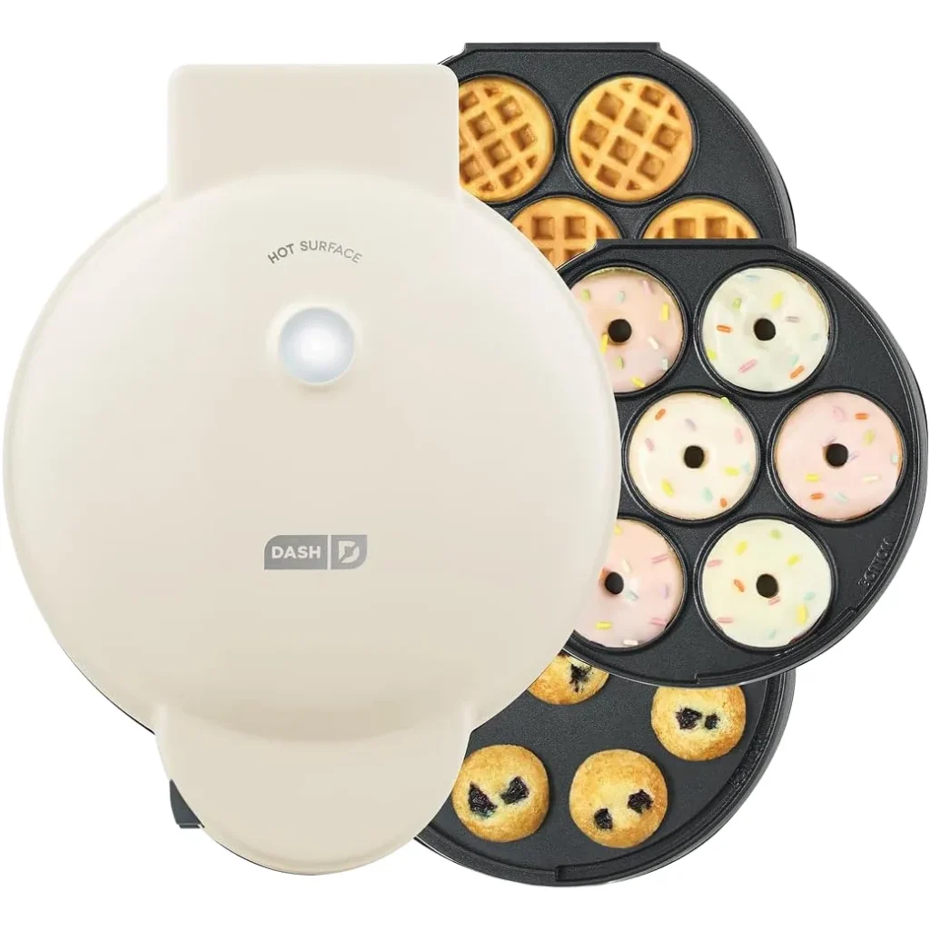 Multimaker Treat Maker Dash System Mini Donuts Waffle Bites Cream