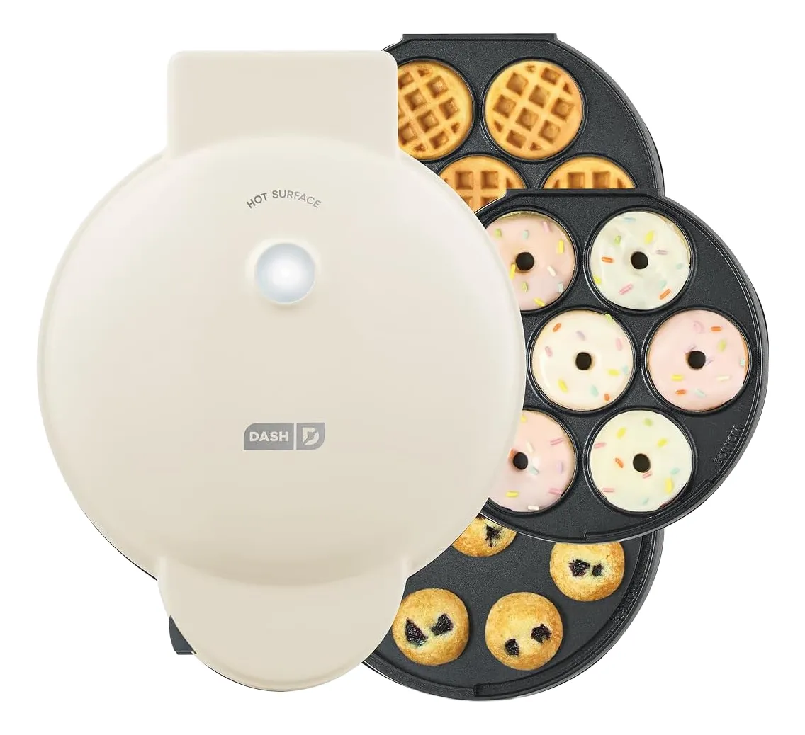 Multimaker Treat Maker Dash System Mini Donuts Waffle Bites Cream